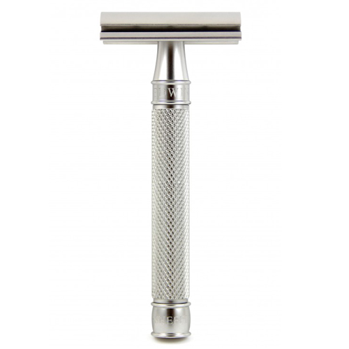 3one6_Stainless_Steel_Knurled_Safety_Razor_Gesloten_Kam_DESSKNBL.jpg