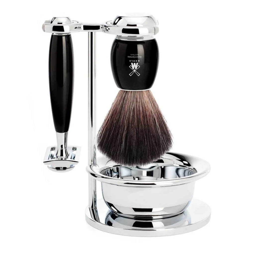 Mühle_Scheerset_Vivo_4-delig_Zwart_Safety_Razor_S21M336SSR.webp