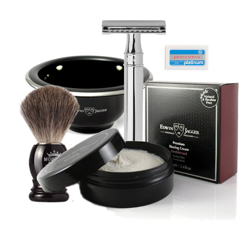 Scheerset_safety_razor_Deluxe_Scheercreme_Scheerkwast_Scheerkom_Personna_Double_Egde_Mesjes.jpg